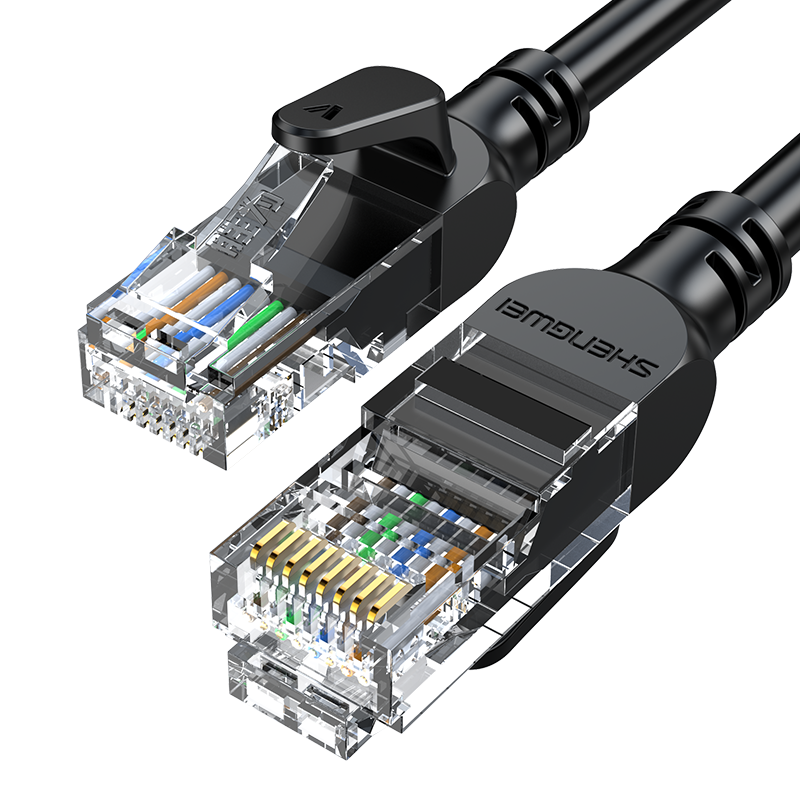 WLC1015G 超五类网线 百兆阻燃网络连接线 Cat5e超5类成品跳线 电脑宽带连接线 1.5米 