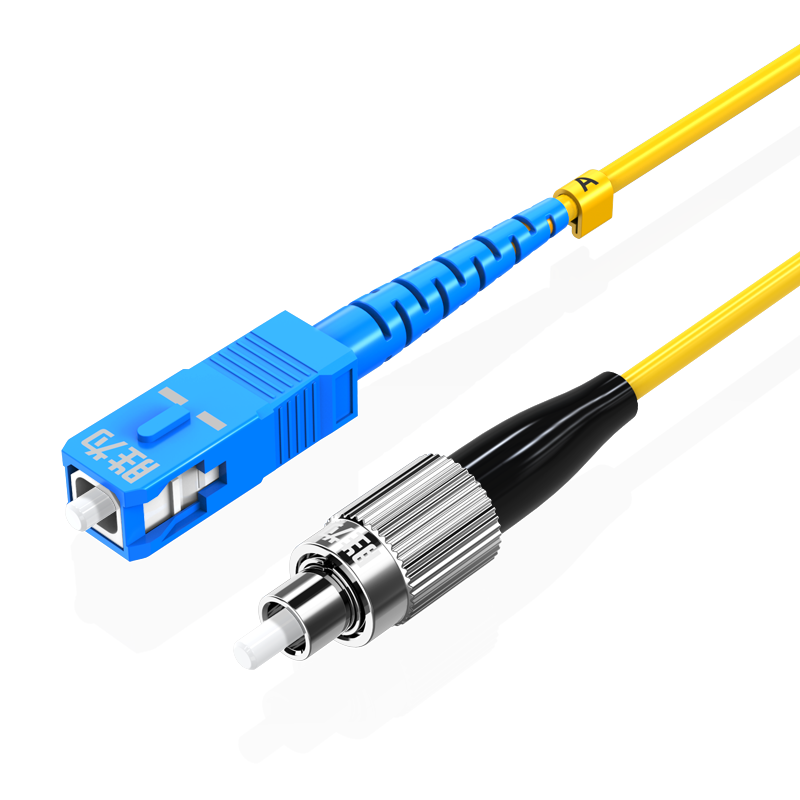 FSC-102 工程电信级光纤跳线 SC-FC单模单芯3米 9/125低烟无卤环保外被 