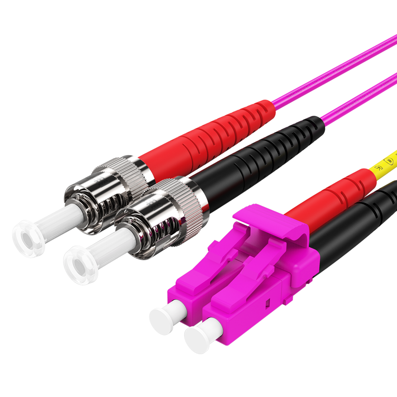 FTLO-2030 工程电信级万兆光纤跳线 LC-ST网线多模双芯OM4 网络收发器尾纤光纤连接线 3米 