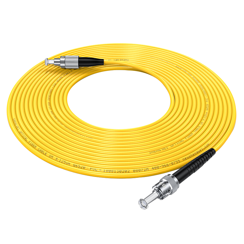 FSC-105 工程电信级光纤跳线 ST-ST单模单芯3米 9/125低烟无卤环保外被