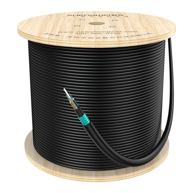 Bgys0041 outdoor armored 4 core single mode optical fiber line GYTS layer twisted outdoor overhead/pipeline optical fiber line 1000 meters