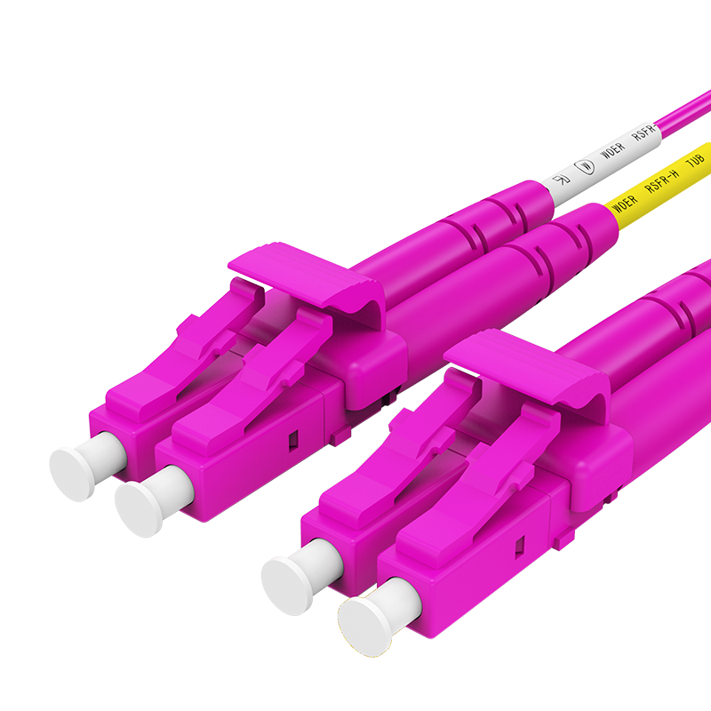 FLLO-2030 engineering telecommunications grade 10 Gigabit fiber optic jumper LC-LC network cable multimode dual core OM4 network transceiver tail fiber optic connection cable 3 meters