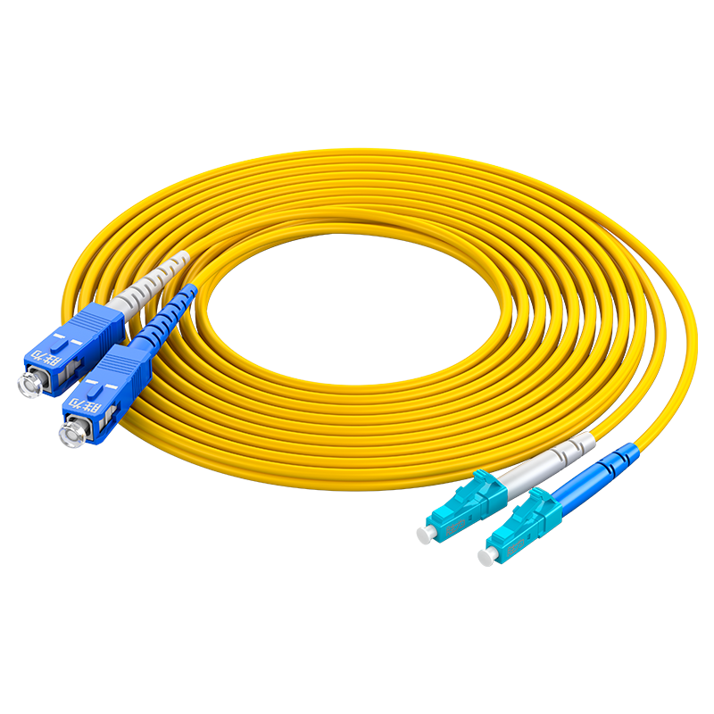 FSC-108 project telecom grade optical fiber jumper LC-SC single-mode dual core 3m 9/125 Low smoke zero halogen environmental protection cover