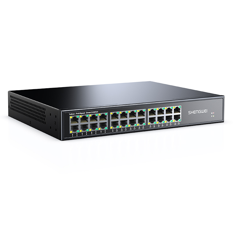 Bghj415g 24 port full Gigabit commercial network switch web network management monitoring network cable splitter adaptive network port