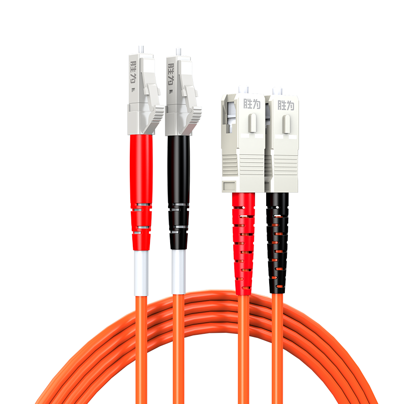 FMC-205 工程电信级光纤跳线 LC-SC多模双芯3米 62.5/125低烟无卤环保外被