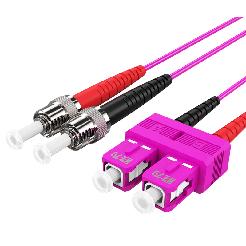 FTCO-2030 工程电信级万兆光纤跳线 SC-ST网线多模双芯OM4 网络收发器尾纤光纤连接线 3米 