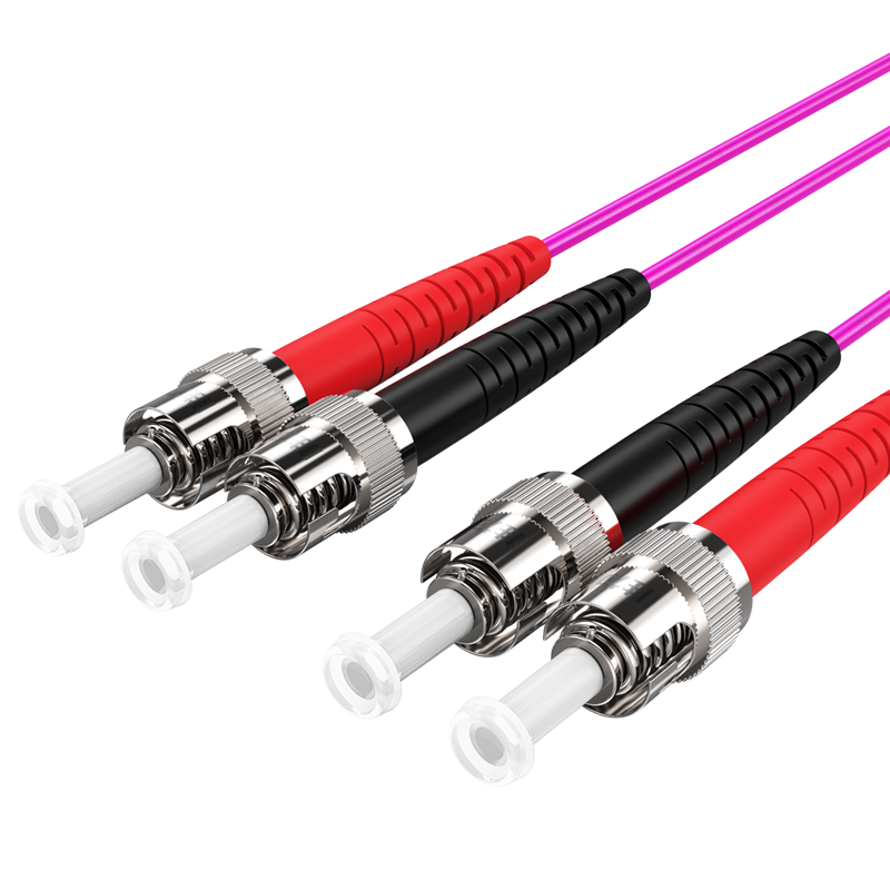 FTTO-2030 工程电信级万兆光纤跳线 ST-ST网线多模双芯OM4 网络收发器尾纤光纤连接线 3米 