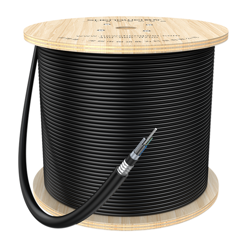 BGTW0041 GYTA53室外4芯单模光缆 重铠层绞式光纤线电信级架空/管道/地埋光纤线 1000米