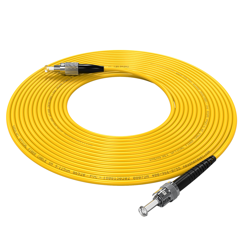 FSC-104 project telecom grade optical fiber jumper FC-ST single-mode single core 3m 9/125 Low smoke zero halogen environmental protection cover