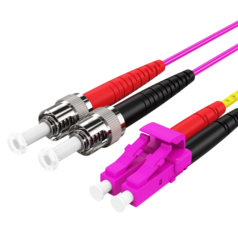 FTLO-2030 engineering telecommunications grade 10 Gigabit fiber optic jumper LC-ST network cable multimode dual core OM4 network transceiver tail fiber optic connection cable 3 meters