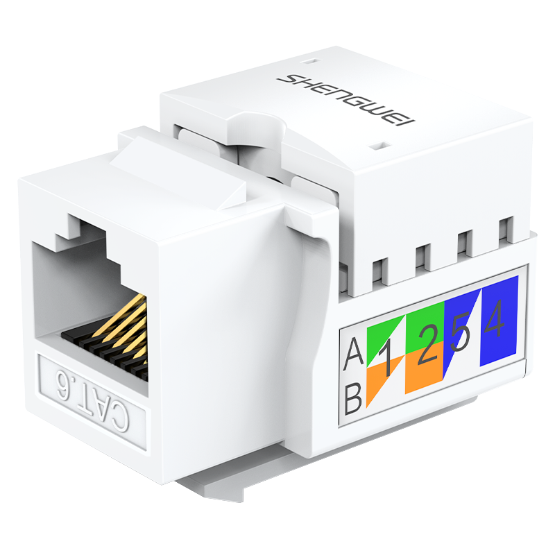 Sim-601 category 6 unshielded network module 8p8c CAT6 network wiring is applicable to RJ45 socket connector straight connector of information panel