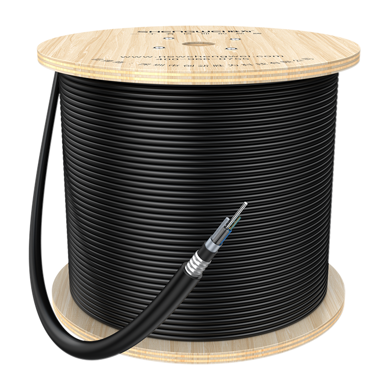 Bgtw0041 GYTA53 outdoor 4-core single-mode optical fiber cable heavily armored layer twisted optical fiber line telecommunication grade overhead / pipeline / buried optical fiber line 1000M