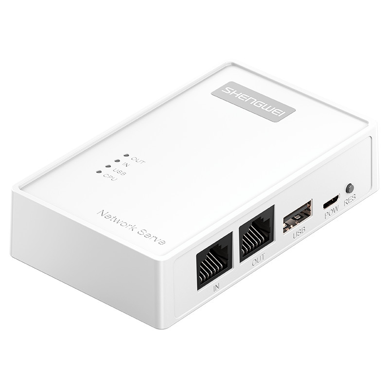 DSWU2001 USB无线网络打印服务器 wifi局域网高速打印机共享器接收器 支持针式热敏喷墨激光打印机 